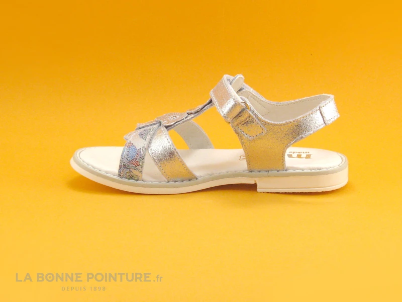 MKids MELCO Argent MK4750D9 - Nu-pieds Fille 2 MKids MELCO Argent MK4750D9 - Nu-pieds Fille – Image 2