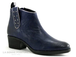 La Vie Est Belle VH19B01 Bleu - Boots Western Femme