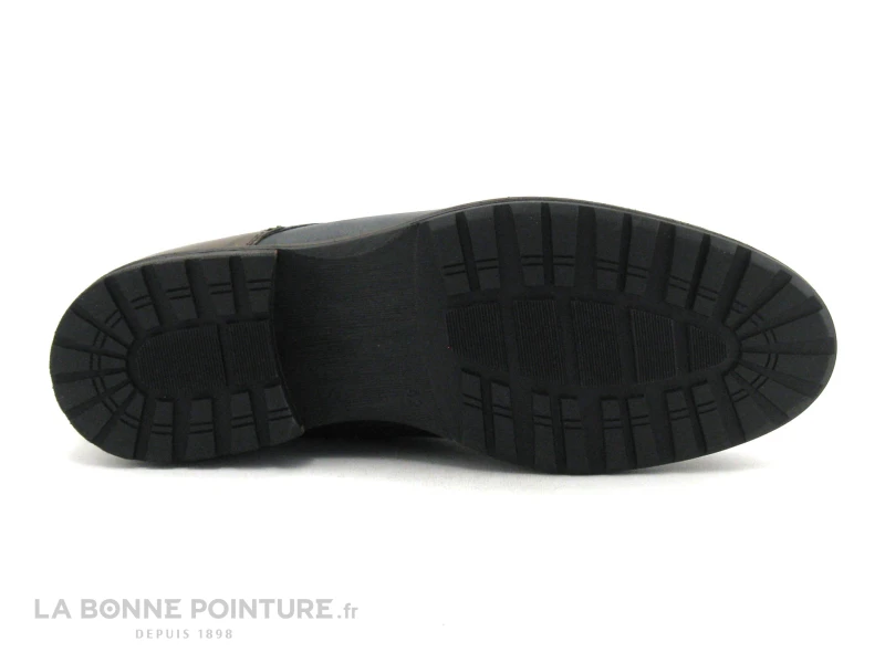 Point D Orgues AUSSIE - Bleu Marine - Marron - Boots Homme 7 Point D Orgues AUSSIE - Bleu Marine - Marron - Boots Homme – Image 7