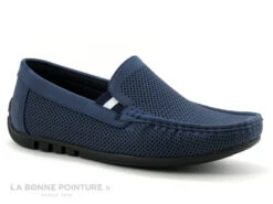 Moza-X B224460 Navy - Mocassin Souple Homme