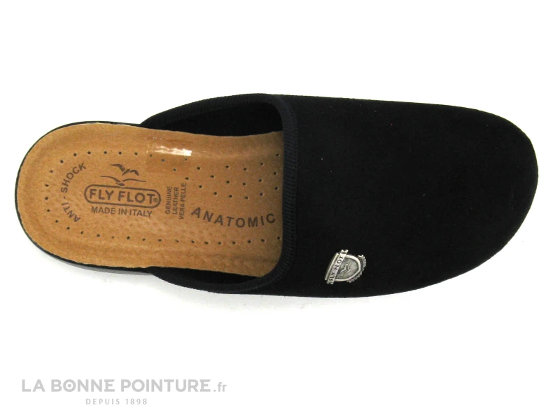 Fly Flot FABULET Noir - Pantoufle Mule Homme 6 Fly Flot FABULET Noir - Pantoufle Mule Homme – Image 6