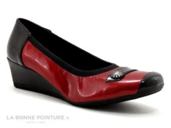 INEA FANA - Escarpin Rouge Verni - Noir - Talon Compense -France Chaussure Soldes 2024 cd24607c73b9e66c561f35ea11d5d5ef img 6417.jpg 124910