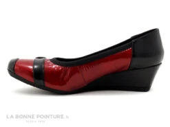 INEA FANA - Escarpin Rouge Verni - Noir - Talon Compense -France Chaussure Soldes 2024 cd24607c73b9e66c561f35ea11d5d5ef img 6419.jpg 124907