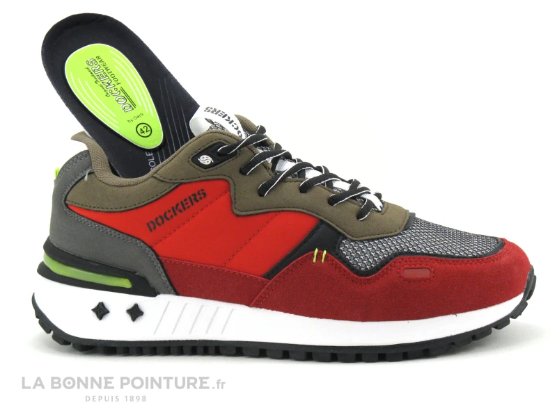 Dockers 50PW002 Rouge - Basket Ville Homme 5 Dockers 50PW002 Rouge - Basket Ville Homme – Image 5
