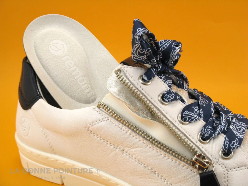 Remonte D5825-80 - Blanc Et Bleu Marine - Basket Mode Femme 5 Remonte D5825-80 - Blanc Et Bleu Marine - Basket Mode Femme – Image 5