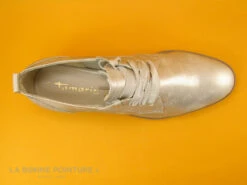 Tamaris 1-23204-20 Light Gold - Derby Femme Metallise 12 Tamaris 1-23204-20 Light Gold - Derby Femme Metallise -France Chaussure Soldes 2024 cd24607c73b9e66c561f35ea11d5d5ef img 6457.jpg 181700
