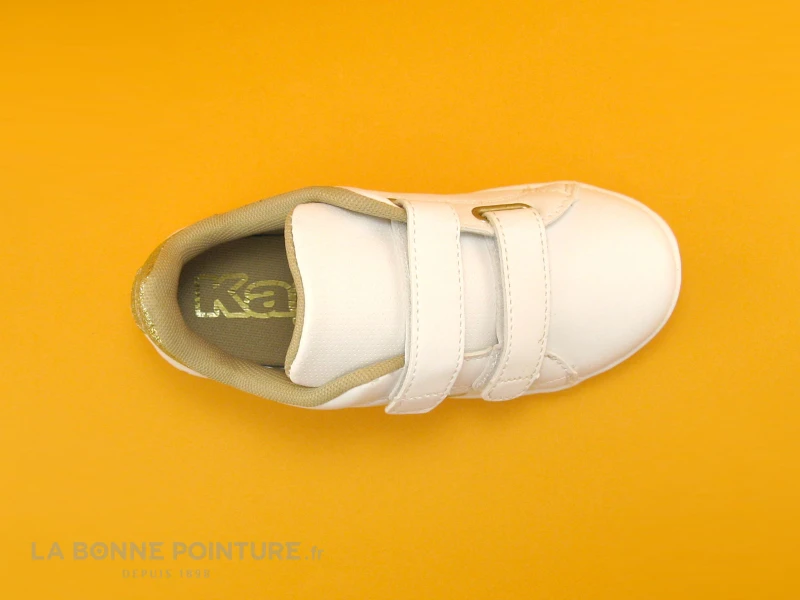 Kappa PALAVELA 30362U0 White Natural Beige - Basket Enfant 6 Kappa PALAVELA 30362U0 White Natural Beige - Basket Enfant – Image 6