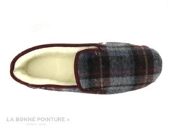 Airplum POLAINE Bordeaux Gris - Chausson Homme Fourre Laine -France Chaussure Soldes 2024 cd24607c73b9e66c561f35ea11d5d5ef img 6500.jpg 155218