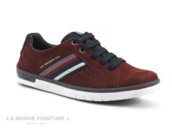 Pegada 317411 Carnemere - Basket Mode GARCON - Cuir Bordeaux