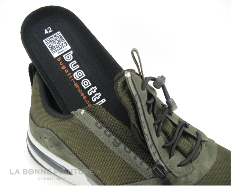 Bugatti NUMBIS - 341-65802-6900 - Kaki - Basket Basse Homme 5 Bugatti NUMBIS - 341-65802-6900 - Kaki - Basket Basse Homme – Image 5