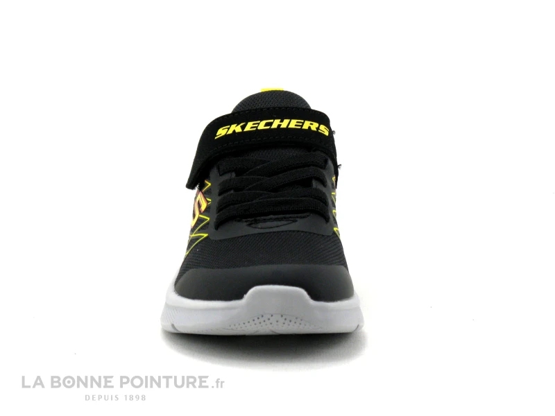 Skechers Microspec TEXLOR Black Red 403770L - Basket Noire GARCON 2 Skechers Microspec TEXLOR Black Red 403770L - Basket Noire GARCON – Image 2