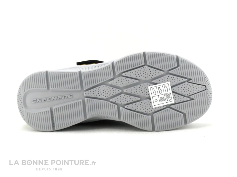 Skechers Microspec TEXLOR Black Red 403770L - Basket Noire GARCON 7 Skechers Microspec TEXLOR Black Red 403770L - Basket Noire GARCON – Image 7