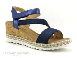 Morans TICTAQUE 28554 Bleu Marine - Sandale Compensee