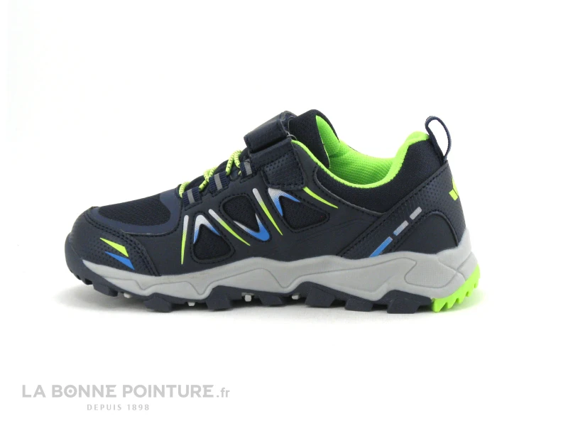 Lico ALLEN VS 420170 Bleu Marine - Turquoise - Lemon - Basket Enfant 3 Lico ALLEN VS 420170 Bleu Marine - Turquoise - Lemon - Basket Enfant – Image 3