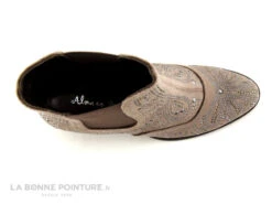 Alma En Pena I18287 - Velours Taupe - Perles - Boots Western Talon -France Chaussure Soldes 2024 cd24607c73b9e66c561f35ea11d5d5ef img 6803.jpg 125353