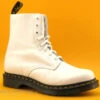 Dr. Martens Dr Martens PASCAL Optical White Virginia - 26802543 - Bottine Blanche