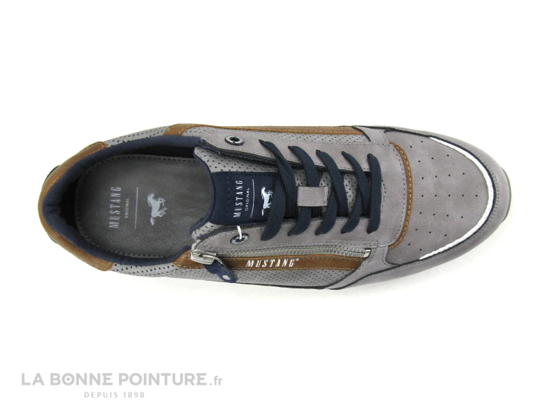 Mustang 4154-316-2 - Gris - Basket Basse Homme 6 Mustang 4154-316-2 - Gris - Basket Basse Homme – Image 6