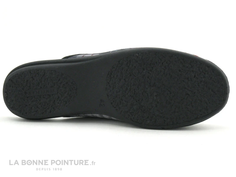 Semelflex MICKAEL Gris - Carreaux - Pantoufle Mule Homme 6 Semelflex MICKAEL Gris - Carreaux - Pantoufle Mule Homme – Image 6