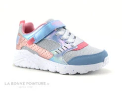 Skechers UNO LITE Gen Chill - 310464 - Bleu Rose Argent - Basket Fille