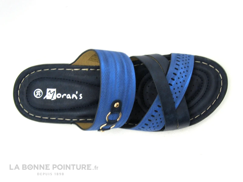Morans ROMARYTO Marine - Bleu Metal - Mule Femme 3 Morans ROMARYTO Marine - Bleu Metal - Mule Femme – Image 3