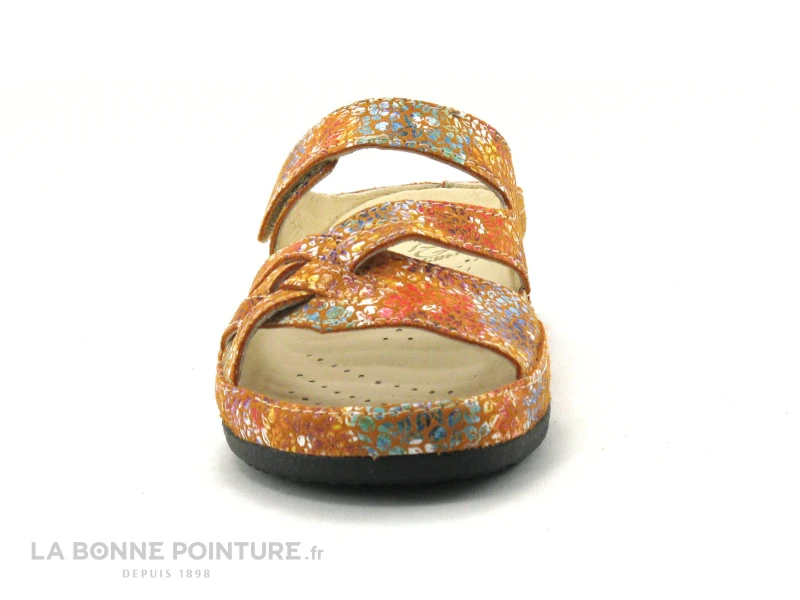 Pedi Girl CLOW Orange Imprime - Mule Confort Femme 2 Pedi Girl CLOW Orange Imprime - Mule Confort Femme – Image 2