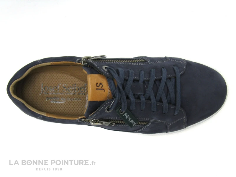 Josef Seibel 26407 David 07 - Nubuck Indigo - Basket Basse Homme 6 Josef Seibel 26407 David 07 - Nubuck Indigo - Basket Basse Homme – Image 6