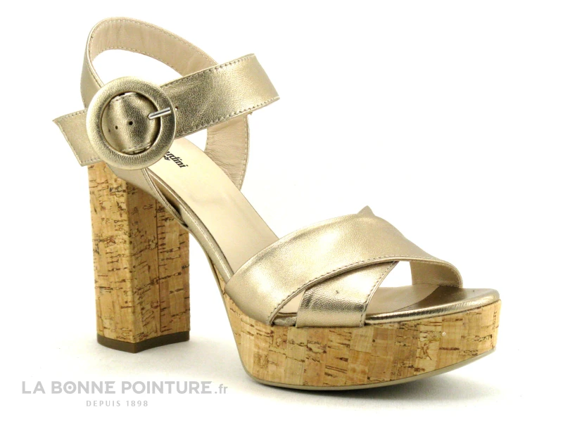 NeroGiardini E218632D - Sandale Plateforme Doree - Talon Haut 5 NeroGiardini E218632D - Sandale Plateforme Doree - Talon Haut – Image 5