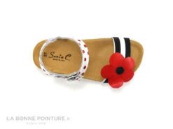 Sonia C BIA - Rayures Pois Fleur - Rouge Noir Blanc - Sandale Fille -France Chaussure Soldes 2024 cd24607c73b9e66c561f35ea11d5d5ef img 7144.jpg 136810