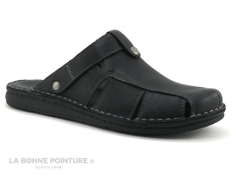 Green Hill 2307 35200 - Nero - Sabot Homme Cuir Noir 1 Green Hill 2307 35200 - Nero - Sabot Homme Cuir Noir