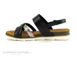 Marco Tozzi 2-28410-20 Noir Argent - Sandale Plate Femme -France Chaussure Soldes 2024 cd24607c73b9e66c561f35ea11d5d5ef img 7292.jpg 180526