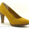 Marco Tozzi 2-22441-26 Saffron Ethno - Escarpin Jaune - Talon Haut