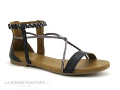 Tamaris 1-28043-20 Black - Sandale Plate Femme Cuir Noir -France Chaussure Soldes 2024 cd24607c73b9e66c561f35ea11d5d5ef img 7399.jpg 180435