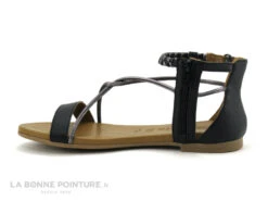 Tamaris 1-28043-20 Black - Sandale Plate Femme Cuir Noir -France Chaussure Soldes 2024 cd24607c73b9e66c561f35ea11d5d5ef img 7402.jpg 180432