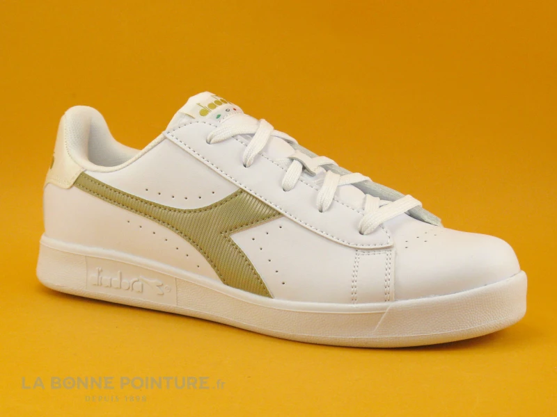 Diadora GAME 872730-40-31 White Gold - Sneakers Blanche Et Or 5 Diadora GAME 872730-40-31 White Gold - Sneakers Blanche Et Or – Image 5