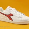 Diadora 872650-40-32 Game - Basket Blanche - Rouge - Bleu Marine