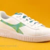Diadora GAME STEP KALEIDO 892820-40-3 - Blanc Vert - Sneakers