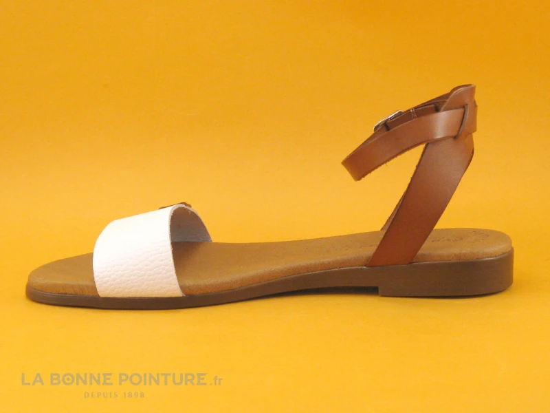 Eva Frutos 9152 Blanc - Sandale Plate Femme 3 Eva Frutos 9152 Blanc - Sandale Plate Femme – Image 3