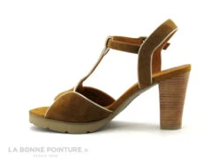 MamZelle TINUS - Velours Cognac Creme - Sandale Talon Haut -France Chaussure Soldes 2024 cd24607c73b9e66c561f35ea11d5d5ef img 7535.jpg 156472