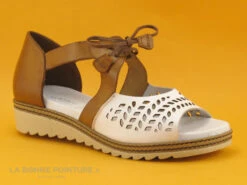 Dorking ESPE D8773-TX - Blanc Marron - Sandale Femme Avec Contrefort -France Chaussure Soldes 2024 cd24607c73b9e66c561f35ea11d5d5ef img 7557.jpg 169014