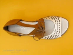 Dorking ESPE D8773-TX - Blanc Marron - Sandale Femme Avec Contrefort -France Chaussure Soldes 2024 cd24607c73b9e66c561f35ea11d5d5ef img 7562.jpg 169012