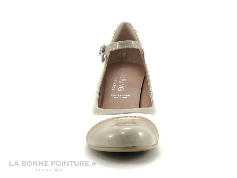 Dorking RODIN D9092 Beige - Escarpin Avec Bride 2 Dorking RODIN D9092 Beige - Escarpin Avec Bride – Image 2