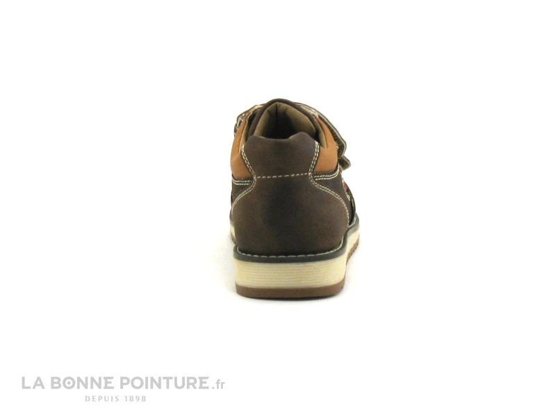 NA ALvaro Marron Cafe - Chaussure Velcro Enfant 4 NA ALvaro Marron Cafe - Chaussure Velcro Enfant – Image 4