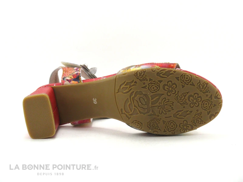 Laura Vita HECO 13 Rouge - Sandale Talon Haut 7 Laura Vita HECO 13 Rouge - Sandale Talon Haut – Image 7