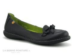Jungla 8030 Negro - Mocassin Femme En Cuir Noir