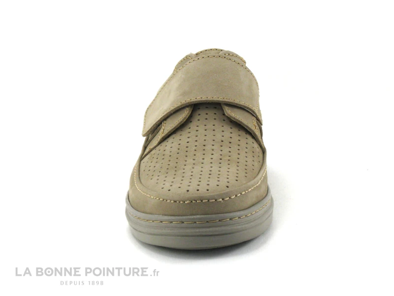 Celferi 002-V-B- Beige - Chaussure Homme Daim Beige Avec Scratch 2 Celferi 002-V-B- Beige - Chaussure Homme Daim Beige Avec Scratch – Image 2