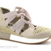 Gioseppo TASSIN 69030 Beige - Sandale Espadrille Femme Avec Ruban