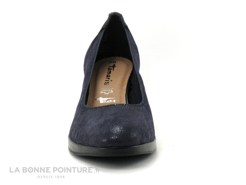 Tamaris 1-22446-26 855 Navy - Escarpin Talon Haut - Navy 2 Tamaris 1-22446-26 855 Navy - Escarpin Talon Haut - Navy – Image 2