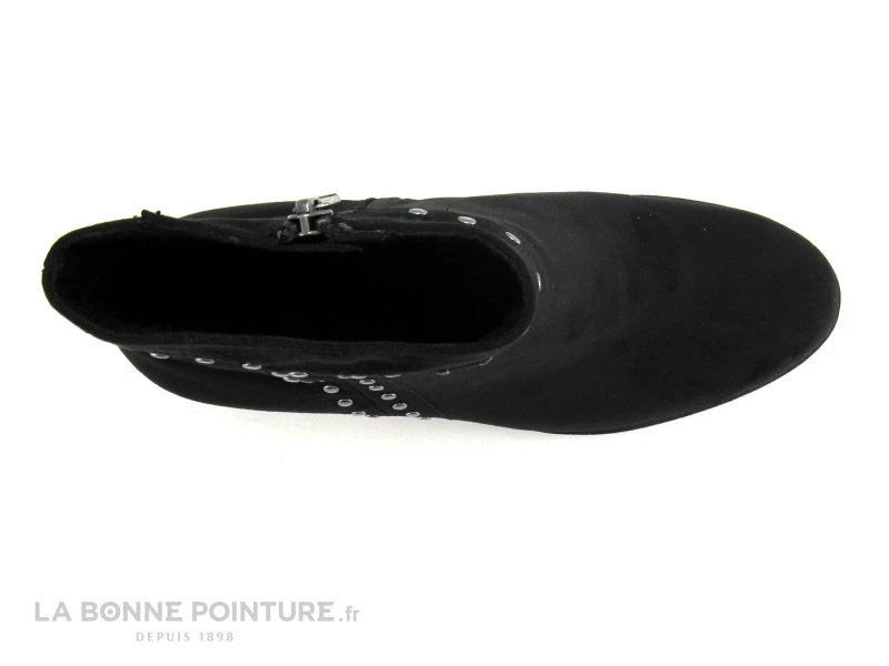 Marco Tozzi 2-25830-23 - Noir - Clous Argent - Boots Talon 6 Marco Tozzi 2-25830-23 - Noir - Clous Argent - Boots Talon – Image 6