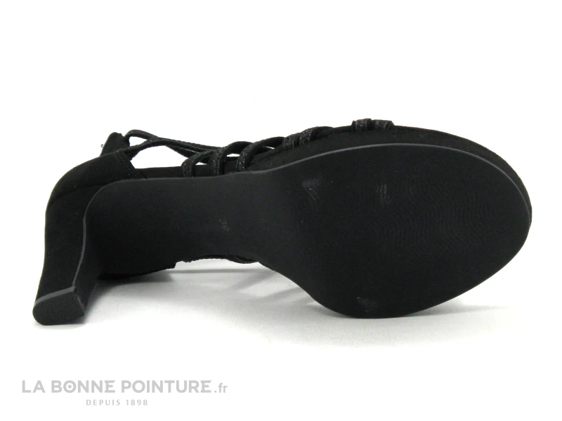 Marco Tozzi 2-28373-20 - Sandale Noire Talon Haut - Multi Brides 7 Marco Tozzi 2-28373-20 - Sandale Noire Talon Haut - Multi Brides – Image 7