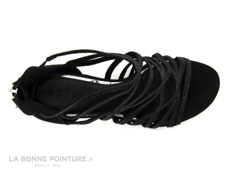 Marco Tozzi 2-28373-20 - Sandale Noire Talon Haut - Multi Brides 6 Marco Tozzi 2-28373-20 - Sandale Noire Talon Haut - Multi Brides – Image 6